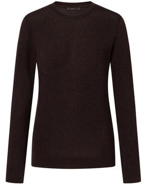 Windsor. Langarm-Shirt Aus Wollmischung - Schwarz