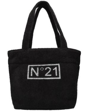 N°21 Tassen ,Zwart ,Katoen Cotton Terry Shopper