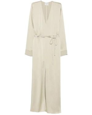 forte_forte Wrap Dresses - Natural