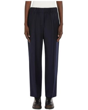Weekend by Maxmara Straight Trousers - Blue