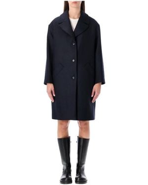 A.P.C. Single-Breasted Coats - Bleu