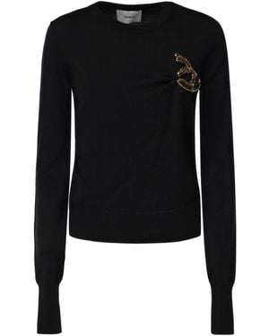 Coperni Round-Neck Knitwear - Negro