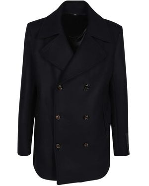 Sealup Double-Breasted Coats - Blue