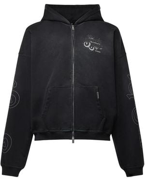 Represent Hoodies & Sweatvesten ,Zwart ,Zip-Throughs