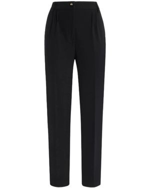 Genny Broeken ,Zwart ,Rechte Broek