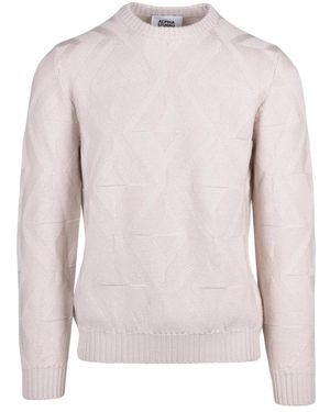 Alpha Studio Round-Neck Knitwear - Rosa