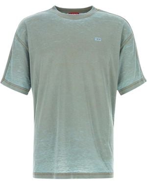 DIESEL Tops ,Blauw ,Katoen T-Boxtes T-Shirt - Groen