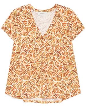 Maliparmi Overhemden ,Geel ,Shell T-Shirt - Naturel