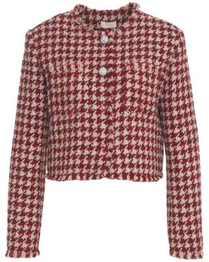 Liu Jo Tweed Jackets - Red