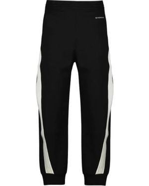 Givenchy Joggingbroek Van Scuba Met Satijnen Couture Details - Zwart
