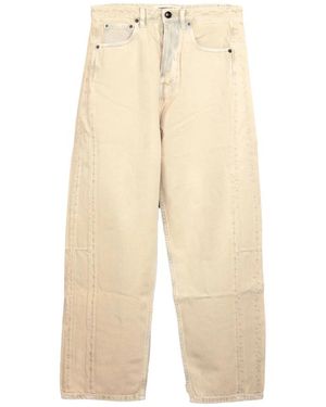 Semicouture Loose-Fit Jeans - Natural
