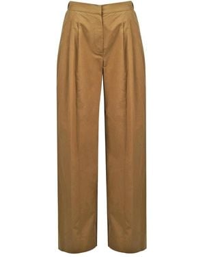 Ottod'Ame Broeken ,Groen ,Katoen Pantalone Asia - Naturel