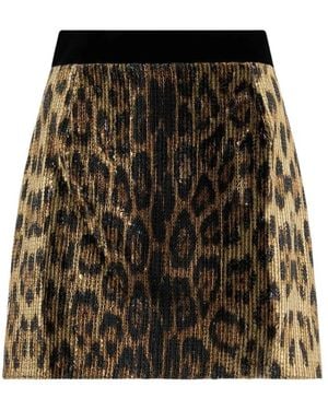 Roberto Cavalli Short Skirts - Natural