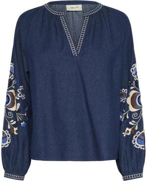 Cream Crgro Bluse - Blau