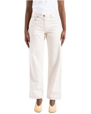 Casey Casey Wide Trousers - Blanco