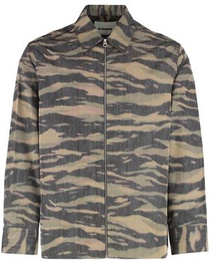 Jil Sander Light Jackets - Grey
