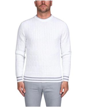 Peserico Round-Neck Knitwear - Blanc