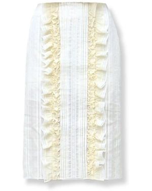 EPINGLER Midi Skirts - Blanc