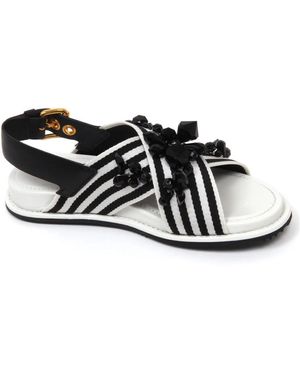 Car Shoe Schwarzer Stein Sandale Schuh Modell