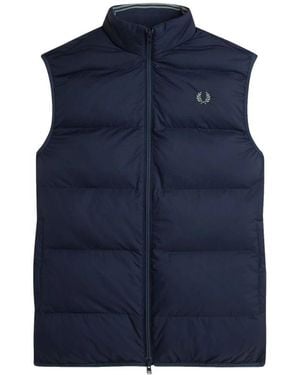 Fred Perry Waistcoats - Blue