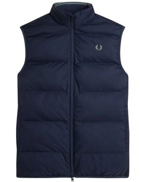 Fred Perry Waistcoats - Blue