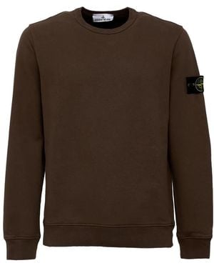 Stone Island Sweatshirts - Marrón