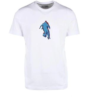 Bikkembergs Baumwolle spandex t-shirt - Weiß