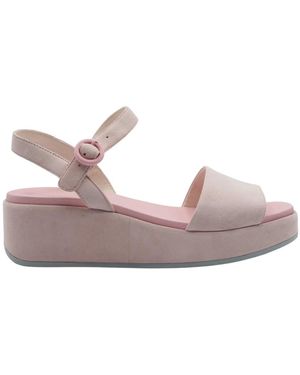 Camper Schoenen ,Oranje ,Leer Plateau Sandaal Misia - Roze
