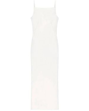 Givenchy Langes Kleid Mit Schlitz - Weiß