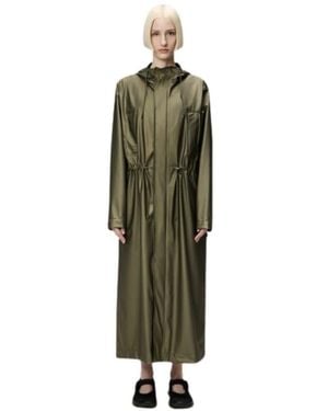 Rains Belted Coats - Green