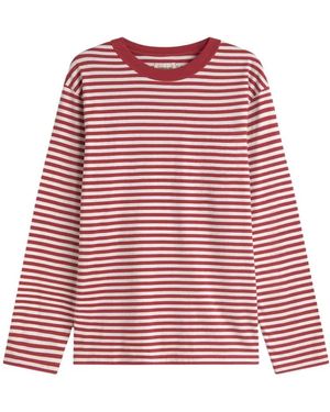 Thinking Mu Long Sleeve Tops - Rojo