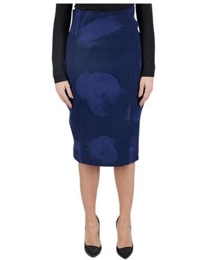 Kiton Midi Skirts - Blauw