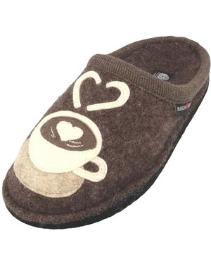 Haflinger Slippers - Bruin