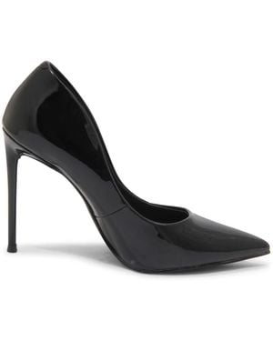 Steve Madden Zwarte Lakleren Hoge Hakken