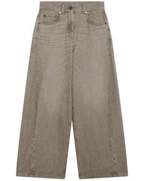 Brunello Cucinelli Wide Jeans - Grey