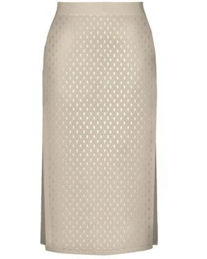MC2 Saint Barth Midi Skirts - Natural