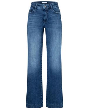M·a·c Wide Jeans - Azul