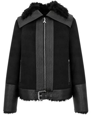 Patrizia Pepe Faux Fur & Shearling Jackets - Black