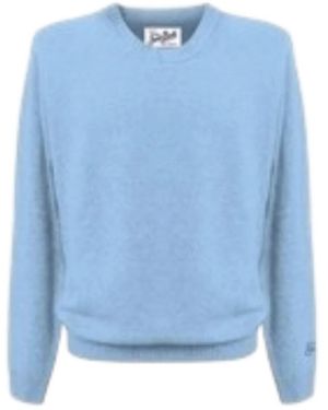 MC2 Saint Barth Round-Neck Knitwear - Blue