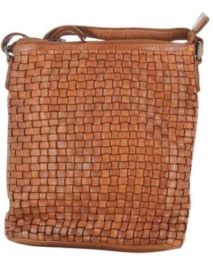 Bear Design Cross Body Bags - Marrón