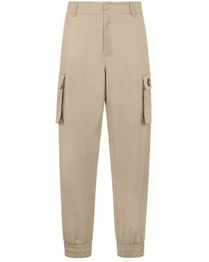 Philipp Plein Straight Trousers - Natural