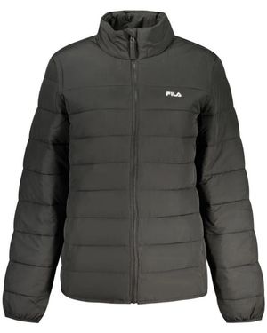 Fila Jassen ,Zwart ,Polyester Winterjas - Grijs