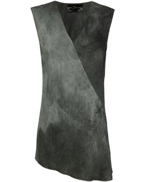 Cortana Sleeveless Tops - Grey
