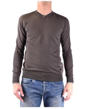 Armani Jeans V-Neck Knitwear - Green