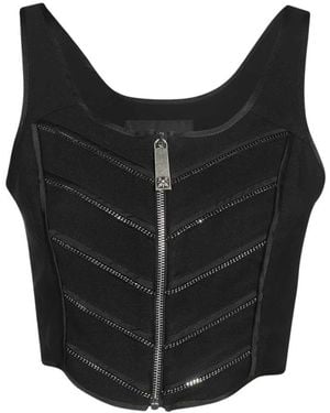 John Richmond Sleeveless Tops - Black