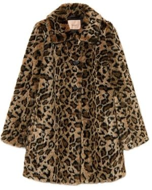 Twinset Faux Fur & Shearling Jackets - Marrón