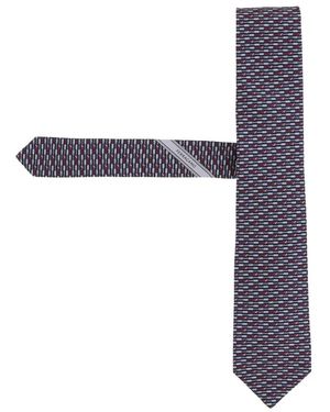 Ferragamo Stropdas - Blauw