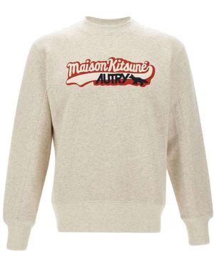 Maison Kitsuné Varsity Sweatshirt - Wit