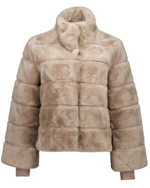 Bomboogie Faux Fur & Shearling Jackets - Neutre