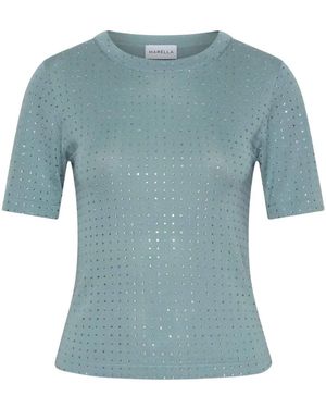 Marella Round-Neck Knitwear - Azul